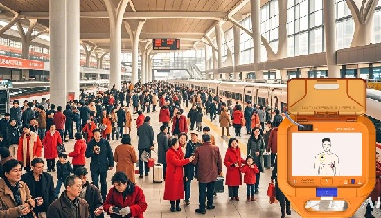 90亿人次！春运大迁徙来袭，交通枢纽配置AED不容忽视！