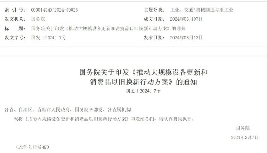 国务院发文，万亿级设备更新启动：与医疗领域息息相关！
